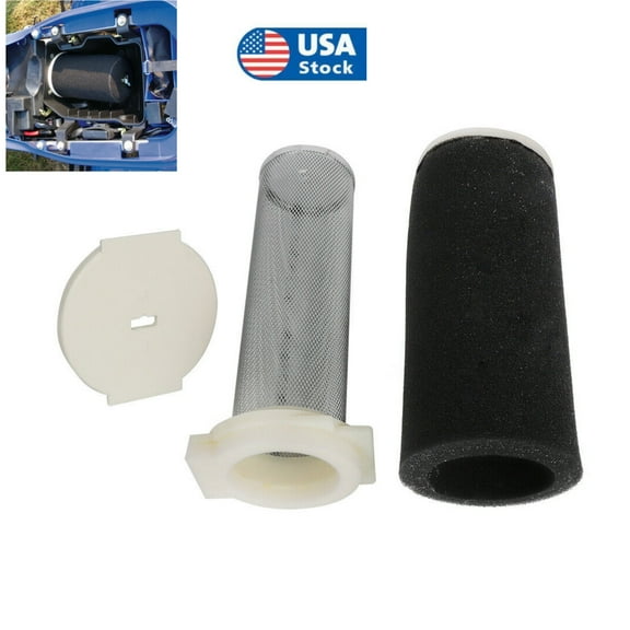 For Yamaha Warrior Raptor Wolverine 350 YFM350 Air Filter & Cage Guide & CAP Kit