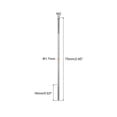 thumbnail image 2 of M2x75mm 304 Stainless Steel Push Rod Double End Threaded Rod for DIY, 2Pack, 2 of 6