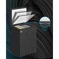 thumbnail image 3 of TABU 3.5 Cu ft Chest Freezer,Deep Freezer with Top Open Door and Removable Storage Basket, (Black), 3 of 6