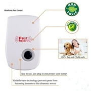 Ultrasonic Pest Repeller Plug in New 2019 Pest Repellent, Power Saving, Home Indoor and Outdoor Use, Pest Reject 2Pack Rat Repellent, Mice Repellent, Mosquitos, Roachs, Spiders, Bed Bugs, Fleas