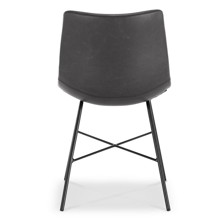 Poly Bark Paxton Dining Chair in Grey Set of 2 Walmart