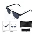 thumbnail image 4 of Lentes de Sol Levis Eyewear Hombre X14019 Outlook Marco Plástico Negro Filtro 100% UV, 4 of 5