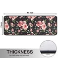thumbnail image 5 of Kitchen Rugs Sets Of 2,Pioneer Flower Floral Print Pattern Anti Fatigue Kitchen Mat Rugs Non Slip Washable,Decorative Kitchen Floor Mats for Kitchen,Sink,Laundry,17"x47"+17"x47", 5 of 5