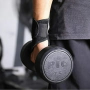 EMLIMNY 2 Pack Wrist Compression Strap and Wrist Brace Sport Wrist Support for Fitness, Weightlifting, Tendonitis, Carpal Tunnel Arthritis (Black)