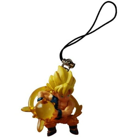 Figure Phone - Bandai Dragon Ball Z Ripped Shirt Super Saiyan Goku Figure Phone Strap