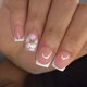 thumbnail image 2 of Plastic French Manicure Set Gradient Glitters Fake Nails With Motifs Selfs Adhesive Nails Art For Everyday Glamorouses Look, 2 of 4