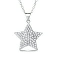 thumbnail image 2 of Sterling Silver Star Pendant Necklace with crystals from Swarovski, 2 of 4