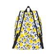 thumbnail image 3 of Balery Tropical Lemon Vintage Canvas Backpack for Men and Women - Large Capacity, Durable Travel Laptop Bag for School, Work, Hiking, and Outdoor Activities, 3 of 7