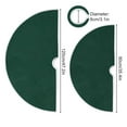 thumbnail image 4 of Ryvnso Christmas Tree Skirt Dark Green Paint Xmas Tree Skirts Ornament Home Decorations 35.4", 4 of 6