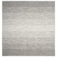 thumbnail image 2 of Safavieh Montauk Collection MTK601K Handmade Cotton Area Rug, 6' x 6' Square, Light Grey / Ivory, 2 of 2