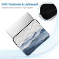 thumbnail image 2 of FORMRS 15-15.6 inch Laptop Sleeve Case Soft Carrying Quilted Computer Bag Cover, Watercolor Mountains, 2 of 7