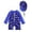 C225/Blue332, variant on Rggeeun Child Boys Swimsuit Set 2Pc Cartoon Animal Pattern Long Sleeve Crew Neck Front Zipper Elastic with Cover Up Hat for Summer Beach Play Fashion Swimwear,Blue,2-3 Years