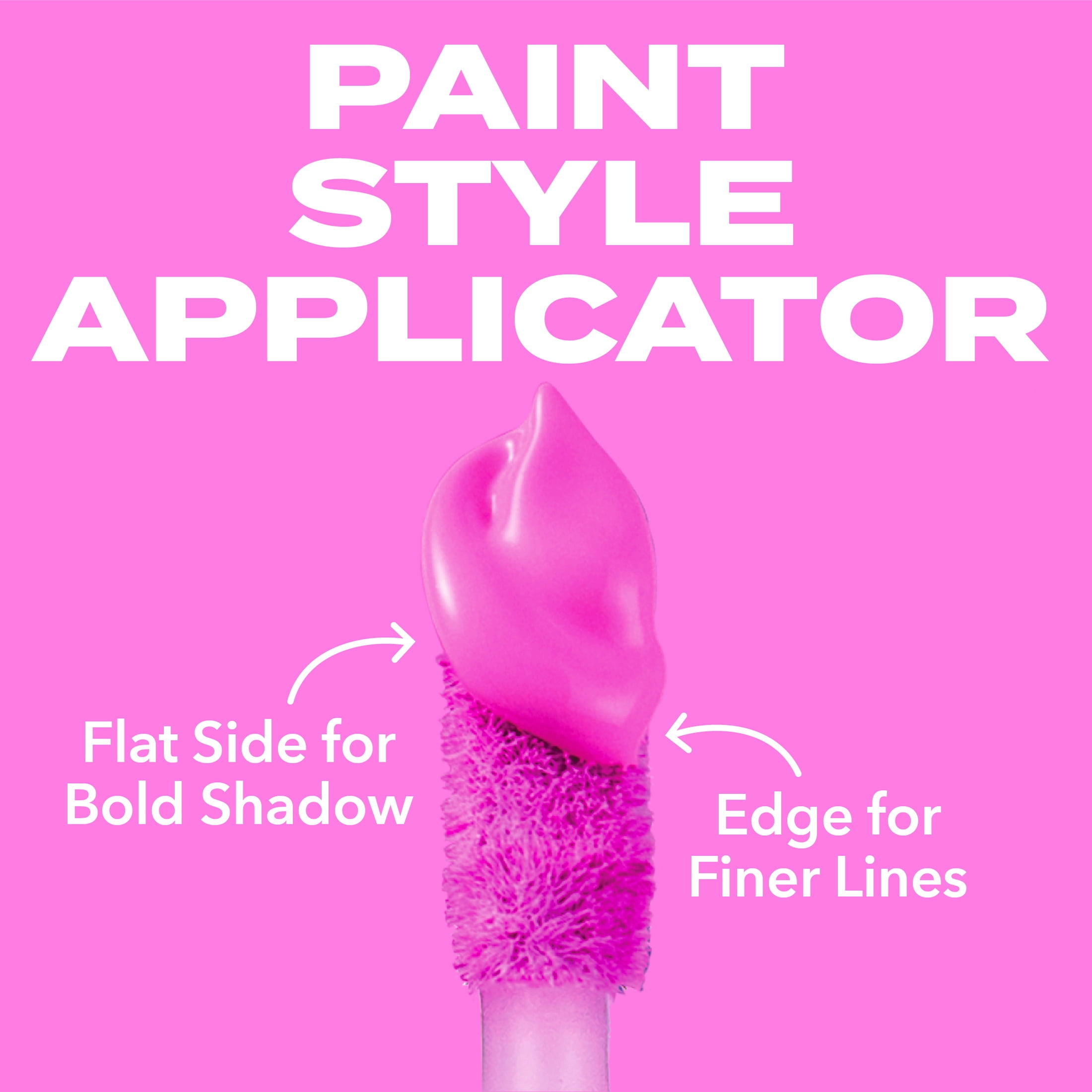 Hard Candy Moods Shadow Paint, Cream Eye Shadow & Shadow Primer, Matte Finish, Babe, Bright Pink