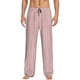 thumbnail image 1 of Fotbe Pink Stripes Pantalones de Pijama para Hombre, Pantalones de Dormir, Pantalones de Casa con Cintura Ajustable y Bolsillos-Small, 1 of 6
