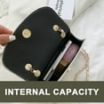 thumbnail image 4 of New bag women's fashion Pearl handbag chain shoulder crossbody bag - black, 4 of 6