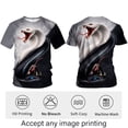thumbnail image 3 of Rebaike 3D Cobra Snake T Shirt Serpent Graphic Tee Yin Yang Style All Over Print Shirt for Men Women Streetwear Fashion, 3 of 7