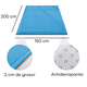 thumbnail image 4 of Dundy Tapete para Bebé Niños de Memory Foam, Suave Espuma Tapete de Gateo para Juego, Acolchado Antideslizante, 150 x 200 cm. (Aqua), 4 of 5