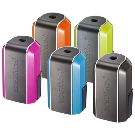 Industrial Electric Pencil Sharpener - Bostitch Battery Pencil Sharpener, Assorted Colors