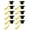 Yellow, variant on Soumake 10 Pcs Bachelor Cap Ornament Doctor Master Graduation Season Cake Topper Bouquet Decoration Prop with Tassel Lightweight Party Favors Mini Hat Decor