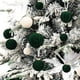 thumbnail image 4 of 46 bolas navideñas de terciopelo flocadas, adornos navideños de plástico, adornos colgantes decorativos para árbol de Navidad., 4 of 5