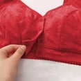 thumbnail image 3 of Front Closure Bras for Older Women Wireless Pullover Push up Bras Front Snap Bras for Senior Padded Bralette, 3 of 5