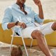 thumbnail image 5 of Men's Fashion Long Sleeve Solid Colour Casual T Shirt Button Regular Fit Shirt Top 3XL, 5 of 5