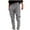 Gray, variant on Timegrad Plus Size Work Pants for Women Tapered Leg Ruched Suit Pants Casual Office Trousers Solid Color