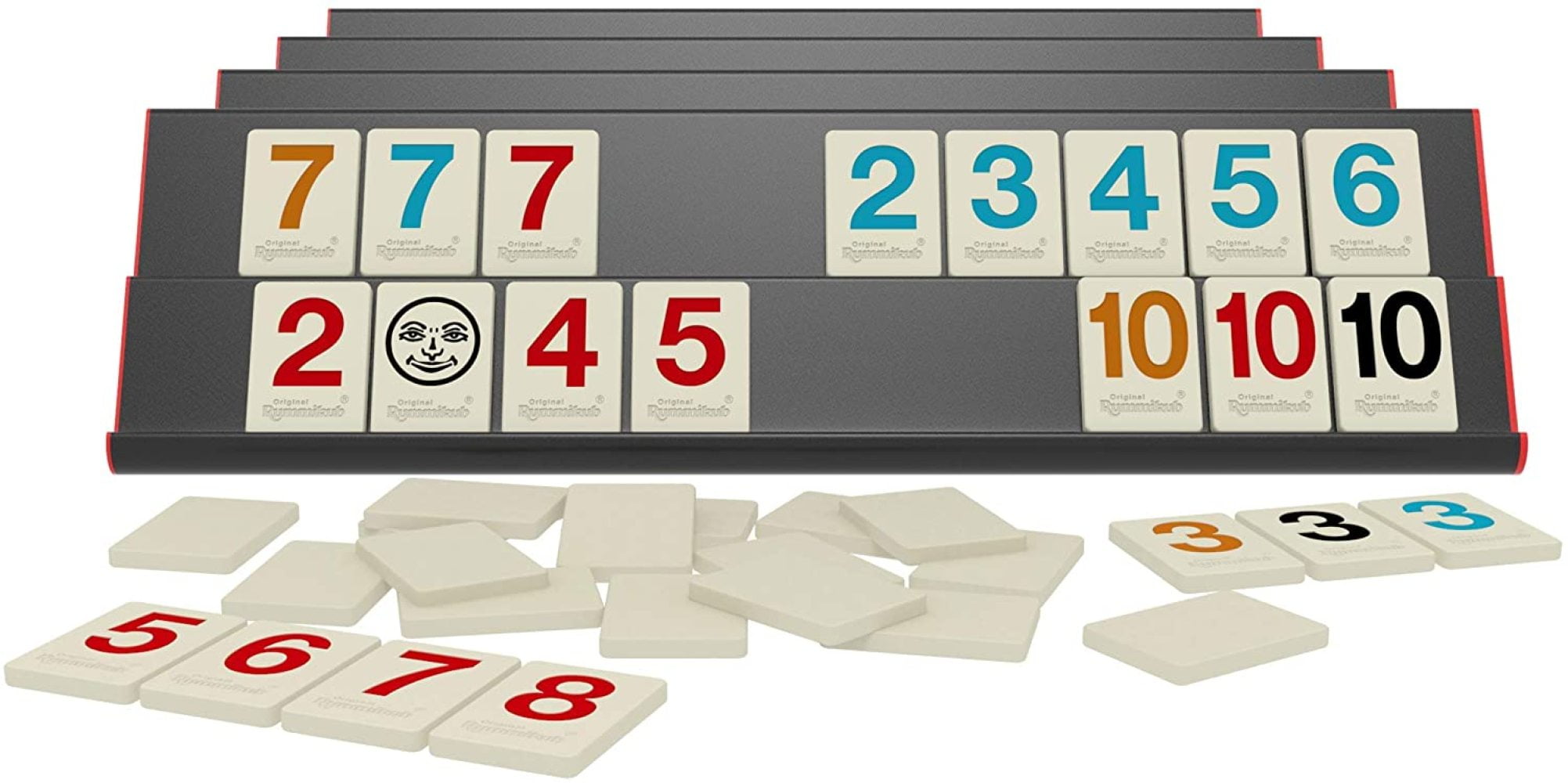 Buy Rummikub Premium Edition by Woamkyn Features Racks Large Number