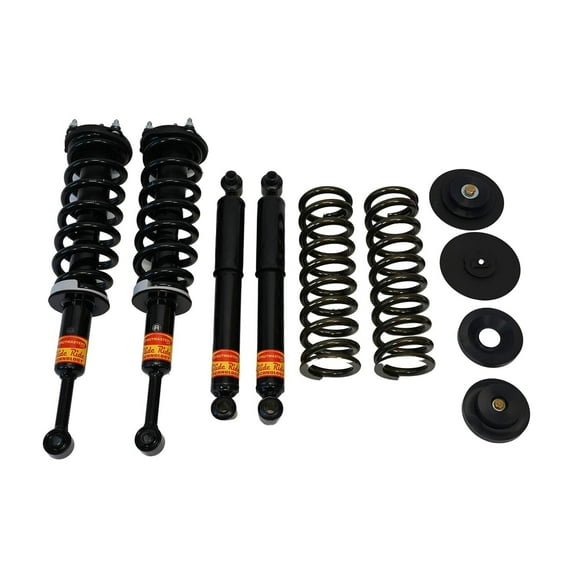 2008-2022 Toyota Sequoia 4-Wheel Air Suspension Conversion/Delete Kit with Camber Kit (TR34FCK)