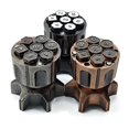 thumbnail image 3 of Cyberpunk Revolver Cylinder Metal DND Dice - Unique Rotating Bullet Design for COC Tabletop RPGs and Gaming Collectors, 3 of 5
