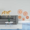 thumbnail image 2 of Figura de guepardo,Figura de guepardo dorado,adorno de escritorio moderno,Manualidades de pared,Decoración para colgar en la pared,ratán artesanal tejido,Juego de decoración de pared Adorno, 2 of 8