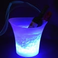 thumbnail image 6 of Gnmfd 5L LED Champagne Ice Bucket Luminous Beer Wine Cooler Color Changing Plastic Ice Bucket for Parties Bar KTV Wedding Birthday Outdoor Entertaining Wine Bottle Cooler, 6 of 7