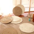 thumbnail image 3 of HEVIRGO Rattan Placemat Anti-Skidding Heat Resistant Not Easy Deform Braided Straw Table Mat for Home, 3 of 10
