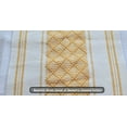 thumbnail image 3 of Farmhouse Cotton Woven Dining Table Runner with Tassels 14 x 72 Inches, Mustard Yellow & Cream | Boho Dresser Scarf / Console Table or Buffet Top Cover, 3 of 6