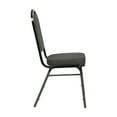 thumbnail image 6 of Flash Furniture Crown Back Stacking Banquet Chair in Black Dot Patterned Fabric - Black Frame, 6 of 9