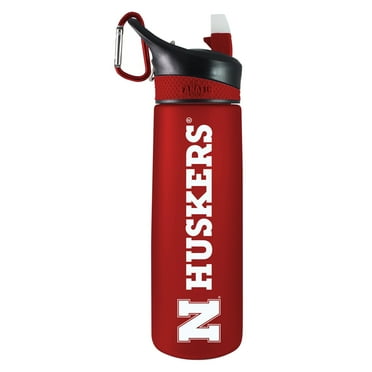Scarlet Nebraska Huskers 24oz. Tritan Plastic Sport Bottle