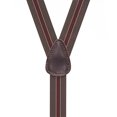 thumbnail image 3 of SuspenderStore Dressy Striped 1-Inch Wide Elastic Suspenders - Clip - 6 Colors, 3 of 4