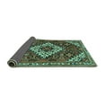 thumbnail image 2 of Ahgly Company Indoor Rectangle Persian Turquoise Blue Traditional Area Rugs, 3' x 5', 2 of 4
