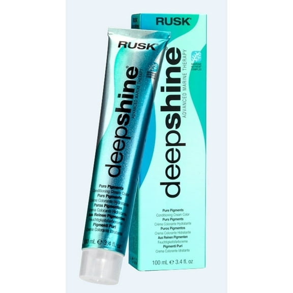 Rusk Deepshine Pure Pigments Conditioning Cream Hair Color, Brilliant Mahogany, 3.4 Oz