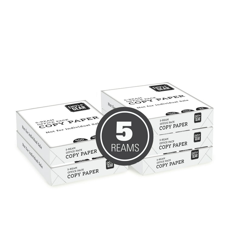 Pen+Gear Copy Paper, 20 lb, White, 8.5 x 11, 1 Pallet, 40 Cases (200,000  Sheets) - Yahoo Shopping