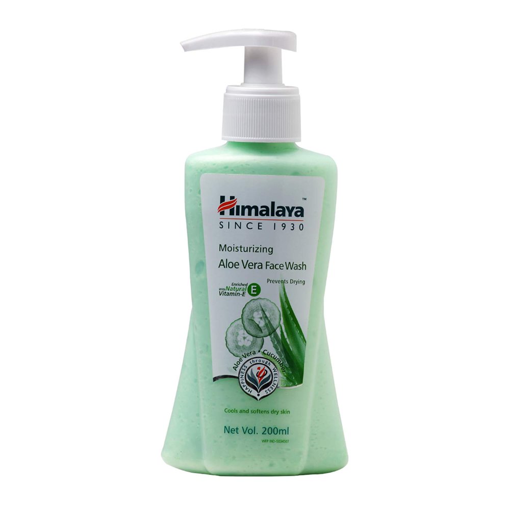 Himalaya Moisturizing Aloe Vera Face Wash, 200ml