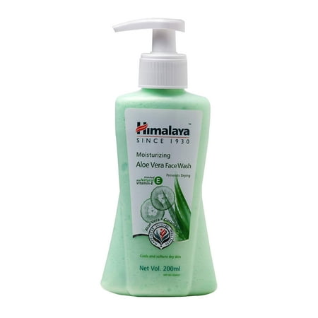 Himalaya Moisturizing Aloe Vera Face Wash, 200ml (Best Moisturizing Face Wash In India)