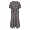 thumbnail image 3 of Robe Maxi Boho pour Femmes Polyester pour Occasions Décontractées d'Été, 3 of 4