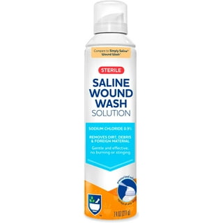 Saline wash body piercing saline solution 1.5 fl oz 44ml easy spray on –  Siren Body Jewelry