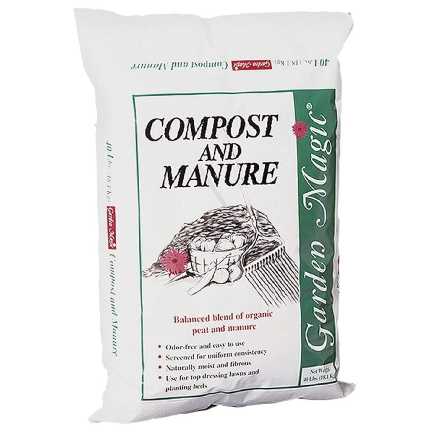 Michigan Peat Garden Magic Compost & Manure, 40lb