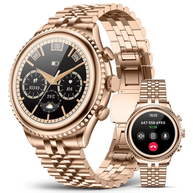 Smartwatch SOUYIE H67 de lujo para hombres con control de ritmo cardíaco y presión arterial