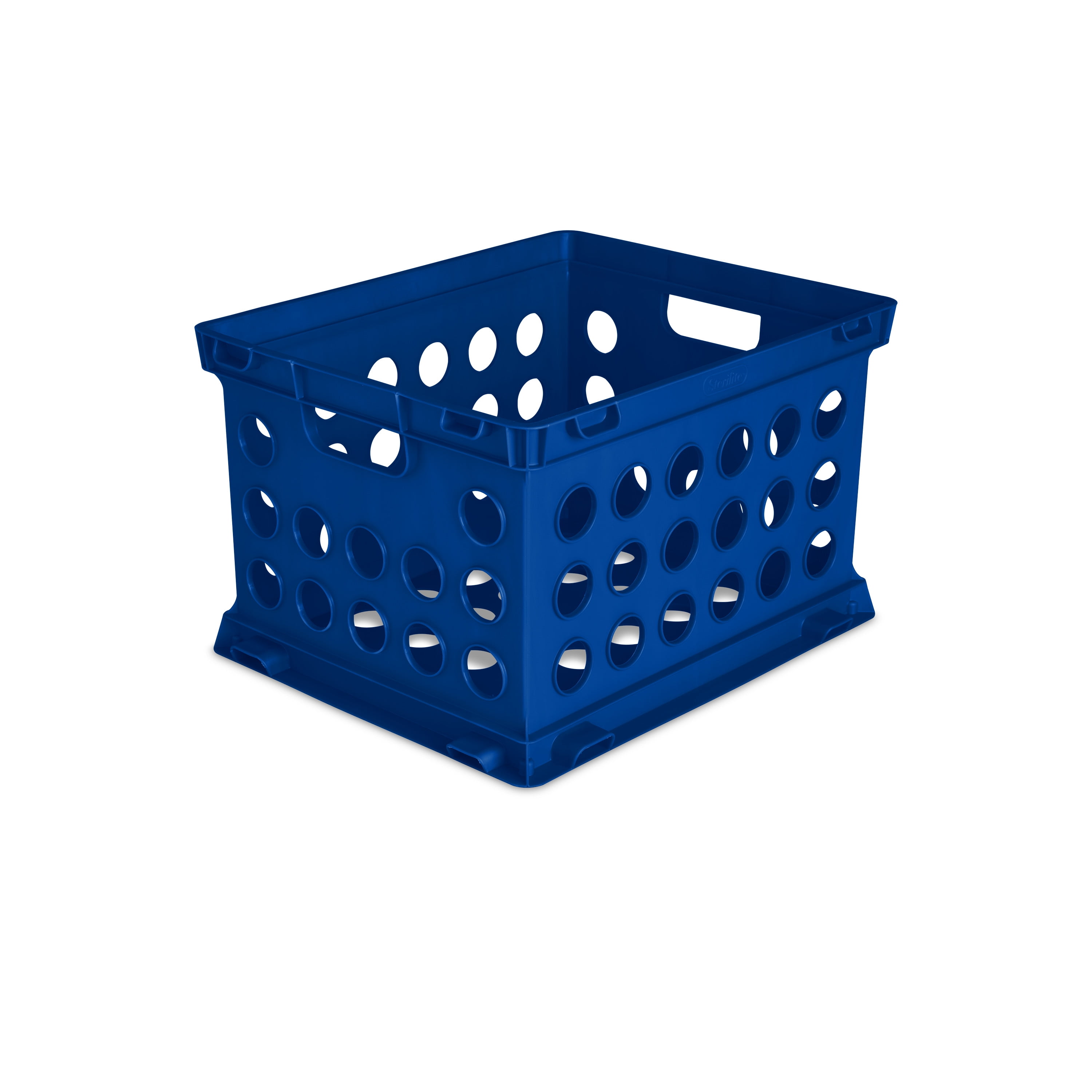 Sterilite Plastic Storage Cube / File Crate, Really Royal, Back to College