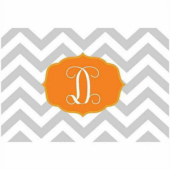 Personalized Chevron Initinal Doormat