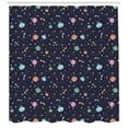 thumbnail image 2 of Ambesonne Space Shower Curtain, Alien Planets Asteroid, 69"Wx84"L, Multicolor, 2 of 2