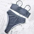 thumbnail image 4 of EIMELI Women‘S Bikini High Waisted Tummy Control Two Piece Swimsuit Sling Swimwear, 4 of 6